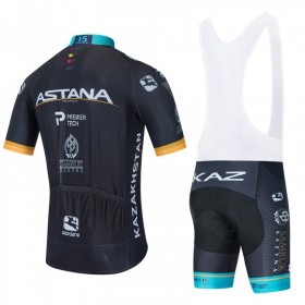 Completo Maglia + Pantaloncino con bretelle 2020 Astana Pro Team N002